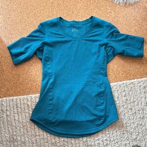 REI Women's Teal Short Sleeve Top